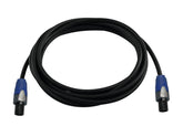 Psso Speaker Cable Speakon 2X4 10M Bk